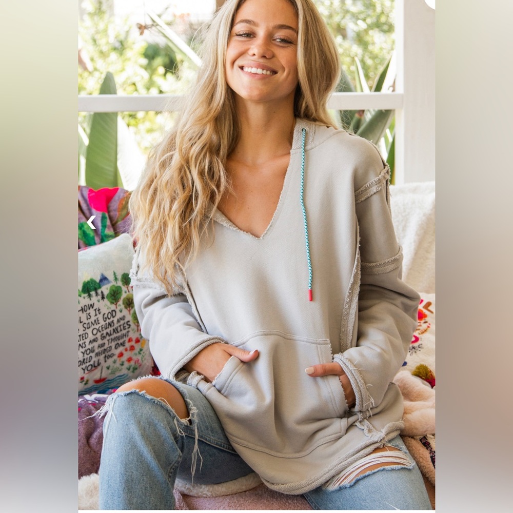 Natural Life, Size L/XL, Women’s Light-Gray Hoodie